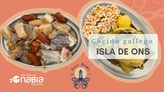 Cocido gallego en la isla de ons